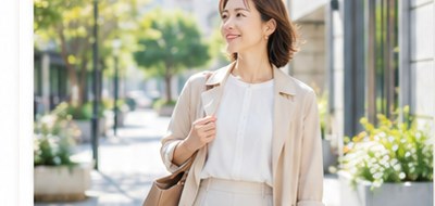 街中を歩く女性